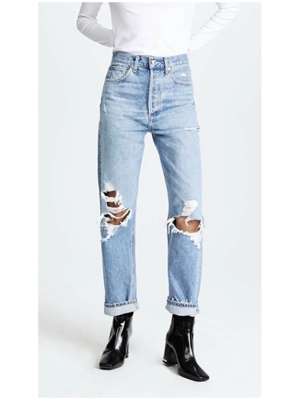 Agolde 90s Mid Rise Jeans - Picture 4 of 8